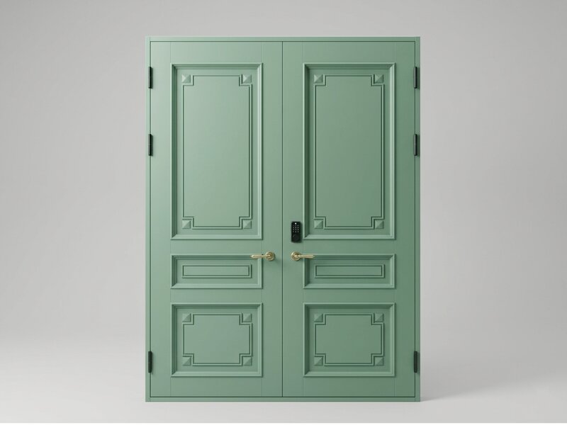 Bold Emerald Door
